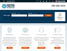 Tablet Screenshot of dss.fosterwebmarketing.com